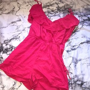 Pink American Eagle Romper